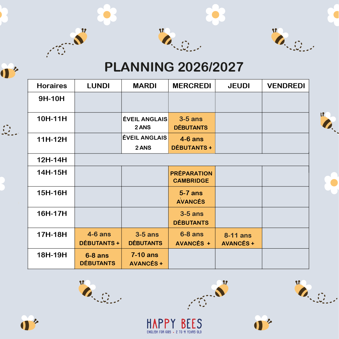Planning 2026-2027